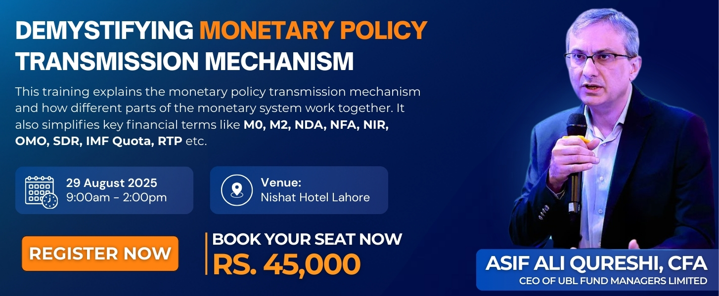 Corporate Training by Asif Ali Qureshi, CFA – CEO of UBL Fund Managers Ltd